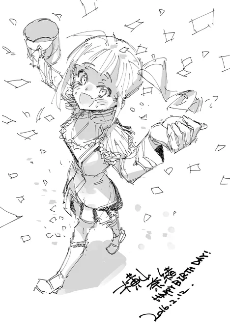 滑り込み奈緒誕 