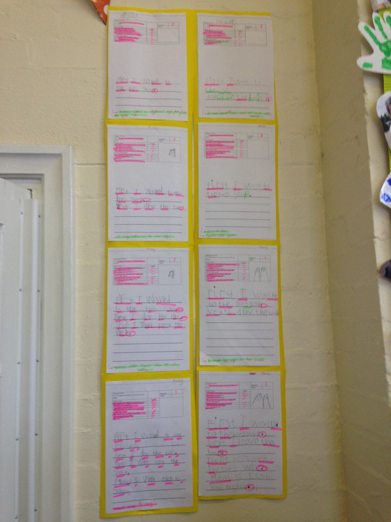 FontaineAcademy's tweet image. From first draft to fourth draft! Mastery writing (and feedback) really works! #ReceptionWriting