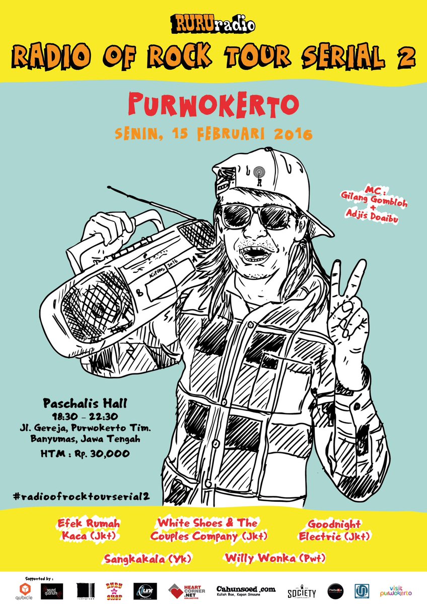 #radioofrocktourserial2 #Purwokerto malam ini detilnya bisa disimak di <a href="/PadukaFM/">Radio Paduka 100.6 FM</a>