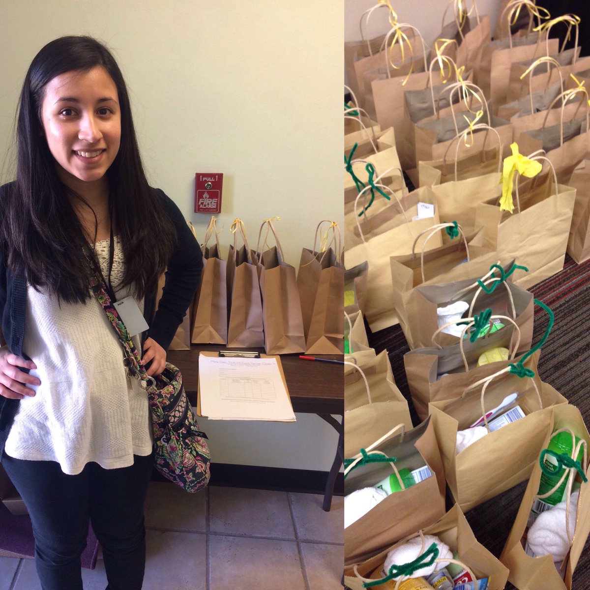 SAO_omega's tweet photo. On Tuesday we delivered care packages to a local women's shelter for our national service week. #saoserves #CUaggies https://t.co/JcfOs55GCW
