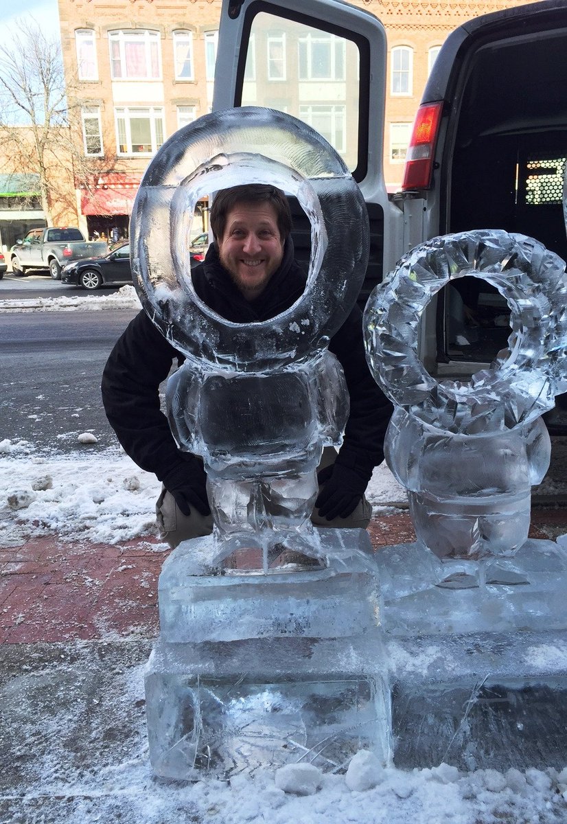 The fun has begun!  #NorthamptonMA's 6th annual Ice Art Festival is officially underway. <a href="/othersidema/">Hampshire County, MA</a> <a href="/VisitMA/">Visit Massachusetts</a>