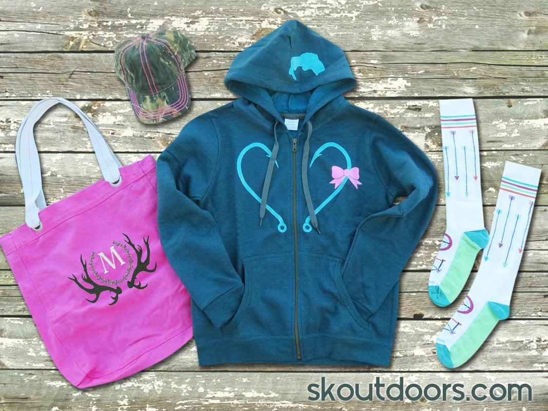 #ValentinesDay #giftideas for that outdoor-lovin' girl in your life! #GirlsWhoHunt #GirlsWhoFish #SKOutdoors