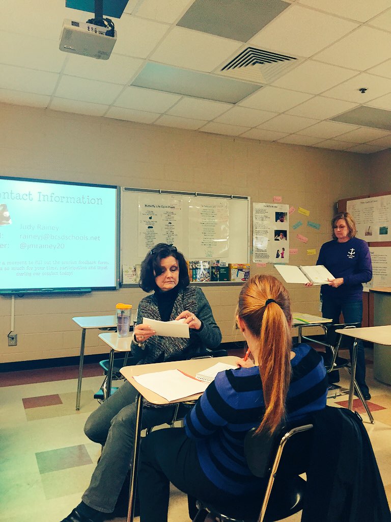 Swisher_BCSD's tweet photo. Learning some great reading strategies from @jmrainey20 at our #bcsdconference! #bcsdunited https://t.co/WvzTH3QY9e