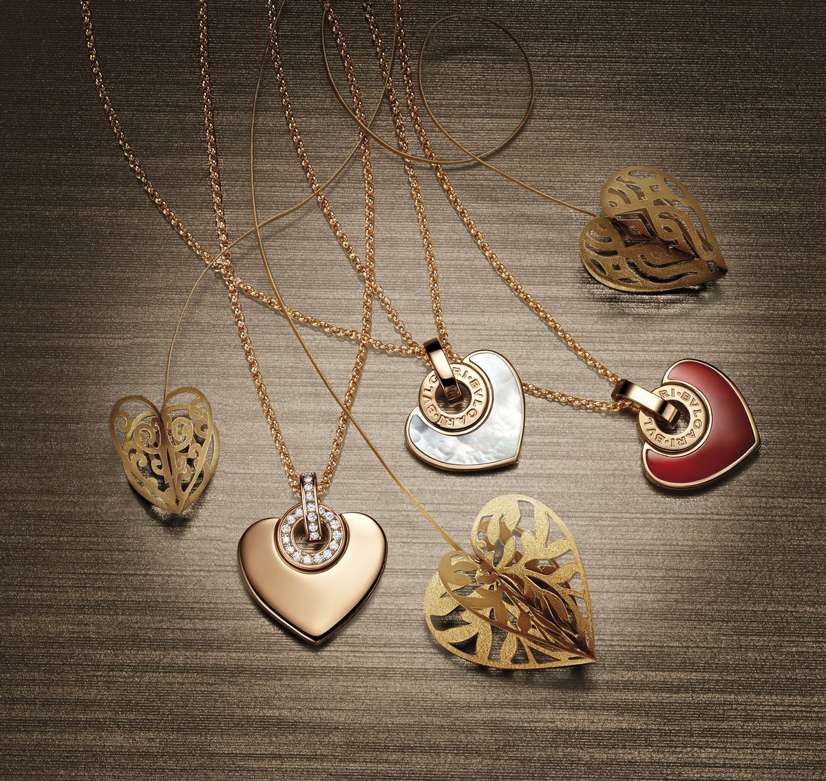 Bvlgari кулон сердце