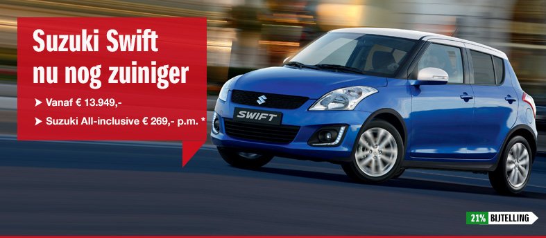 Autovanveen's tweet photo. Suzuki Swift nu nog goedkoper...... https://t.co/rILlgRGHjF