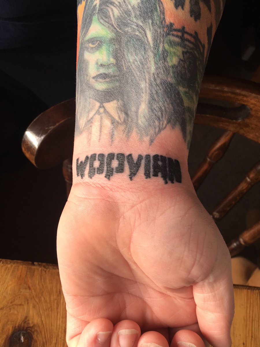 Alison Brewster On Twitter New Adamthewoo Tattoo 😃 Bit Swollen And 