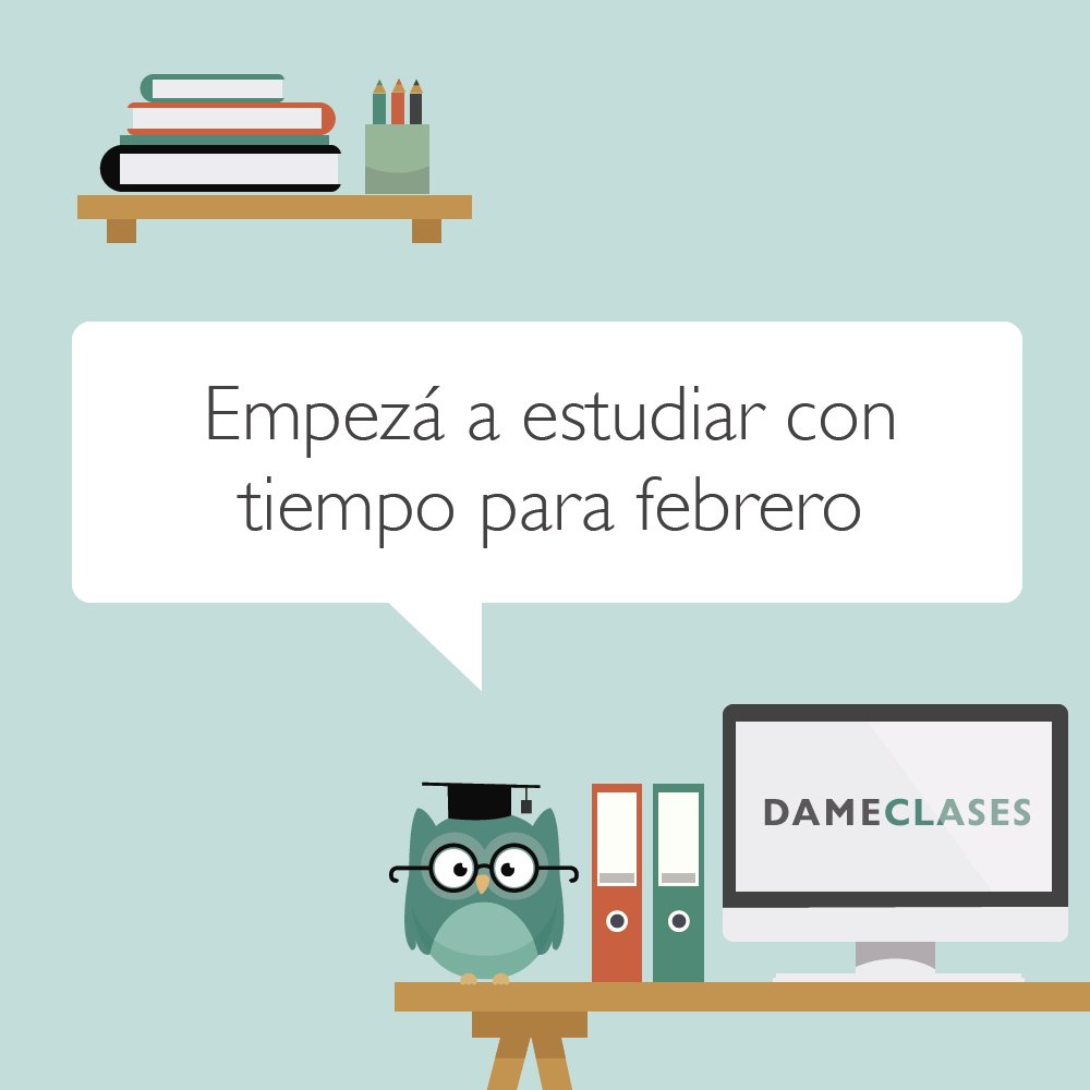DameClases's tweet photo. Encontrá tu profesor en:
https://t.co/4oXrKfMxQz https://t.co/hGihdO7x4V