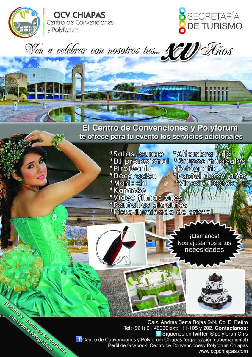 VEN A CELEBRAR TU EVENTO CON NOSOTROS... TE ESPERAMOS <a href="/TuxRecomienda/">TuxtlaRecomienda</a> <a href="/I_LOVE_TGZ/">I.LOVE.TUXTLA</a> <a href="/Sectur_Chiapas/">Turismo Chiapas</a>