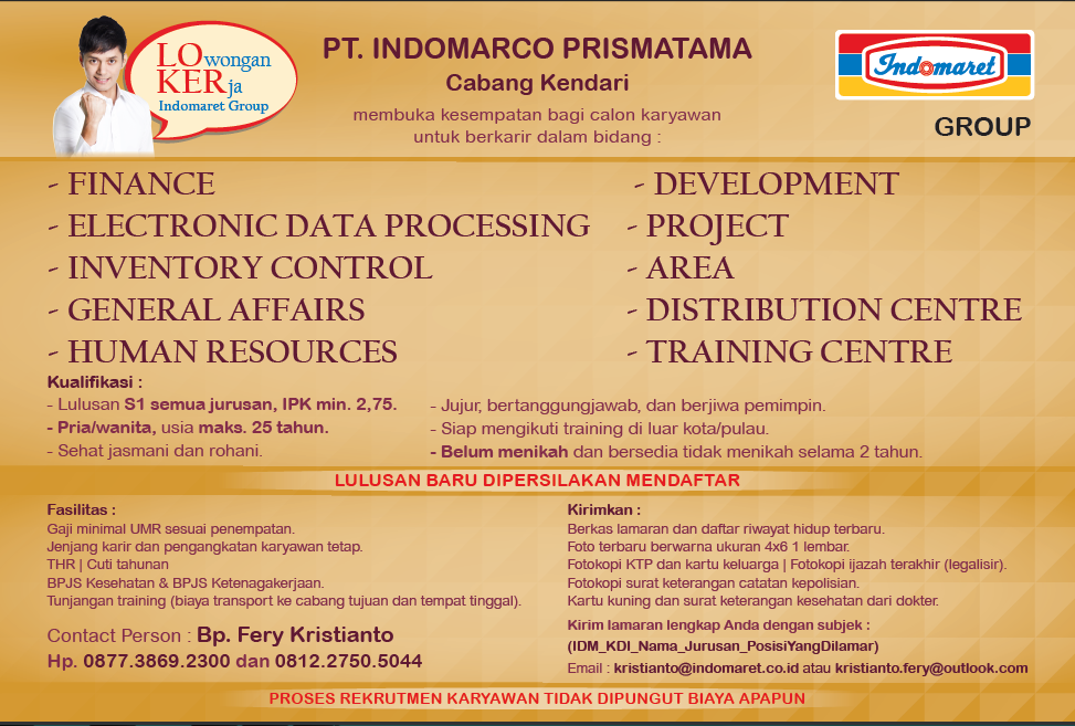 Lowongan Indomaret tweet media