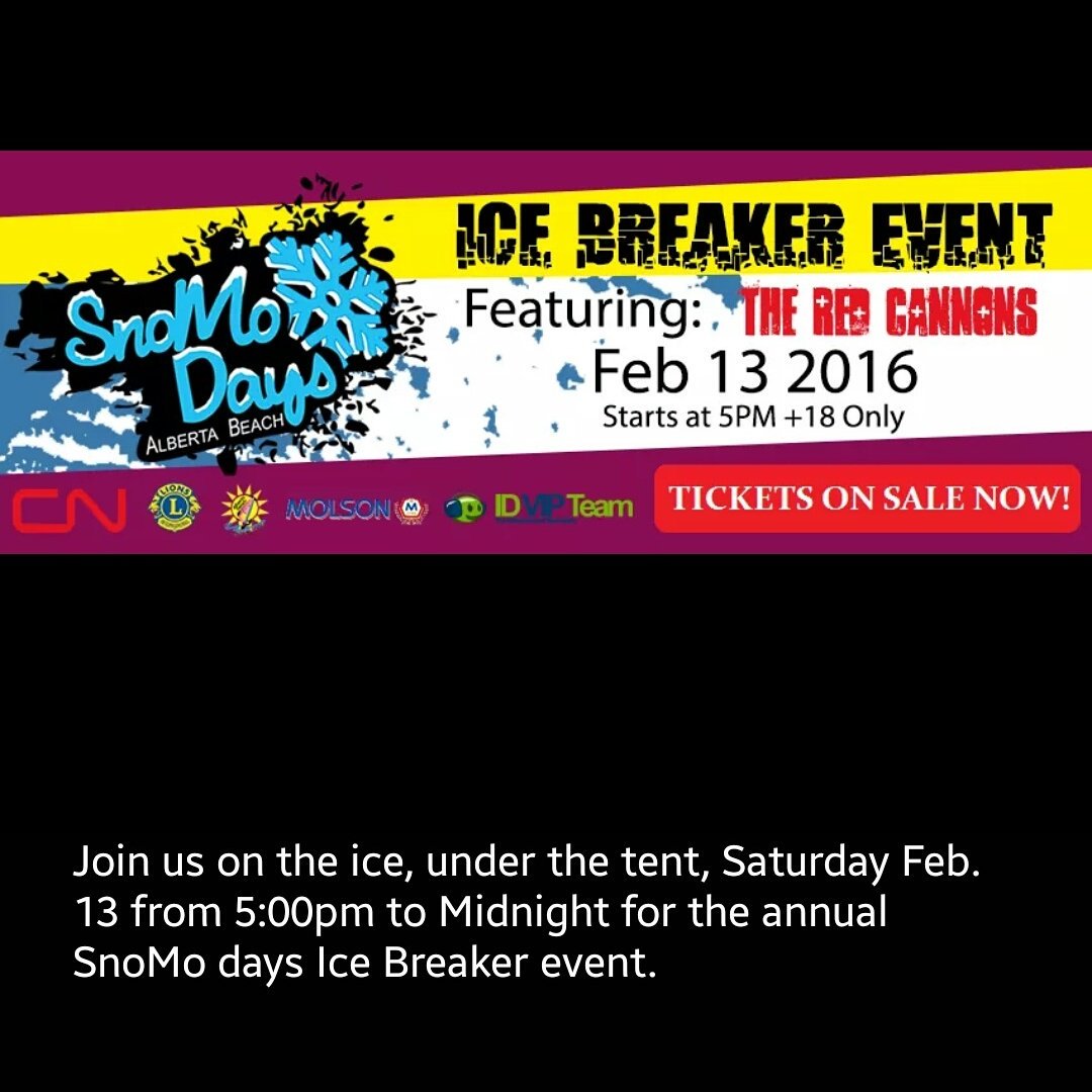TheRedCannons's tweet photo. Come hang out with and @VanFunkMusic  us at @SnomoDays!! #winterparty #bonfirenight #beergardens #longweekend https://t.co/WDtVKOaOYK