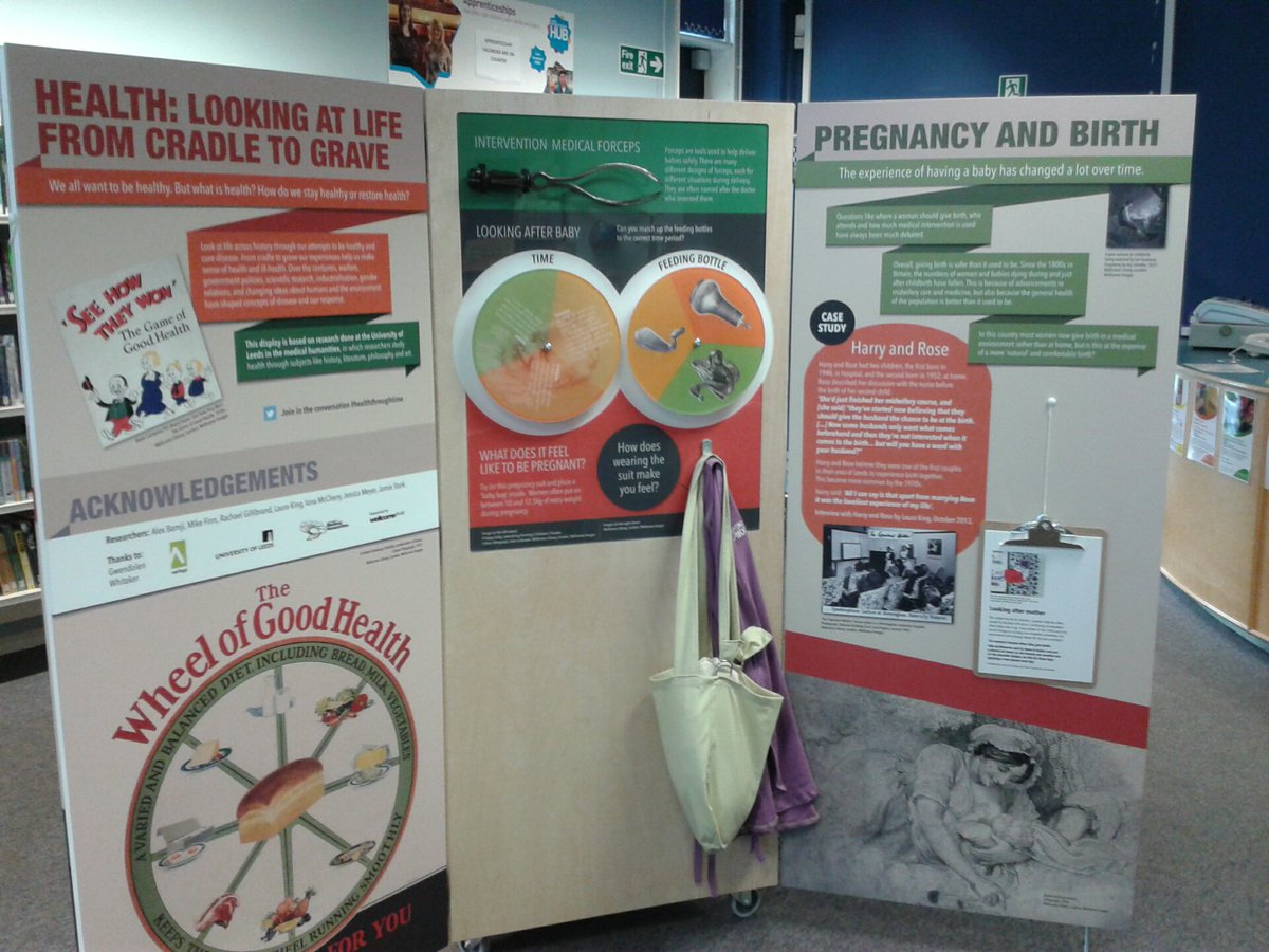 alexbamji's tweet photo. New #healththroughtime exhibition open at Dewsbury Road Library based on research from @LeedsHisRes and @hpsleeds https://t.co/OboohjOY5C