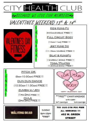 CenterlineFMA's tweet photo. Check out FREE classes all weekend at City Health Club! #twithaca https://t.co/lHqaGQOsoq