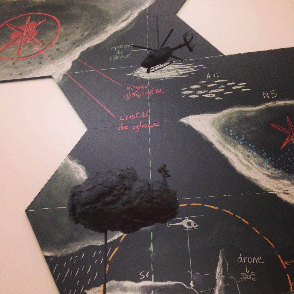 Marcher sur la lune ? Déjà fait ! Sur un nuage alors ? Bientôt possible avec A. #Poincheval. A la Criée à #Rennes