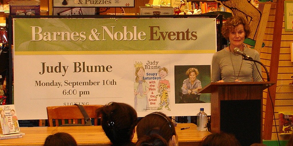 encyclopediacom's tweet photo. Happy Birthday, #JudyBlume! https://t.co/IRsmmwajeQ https://t.co/UvnYBJxnDy