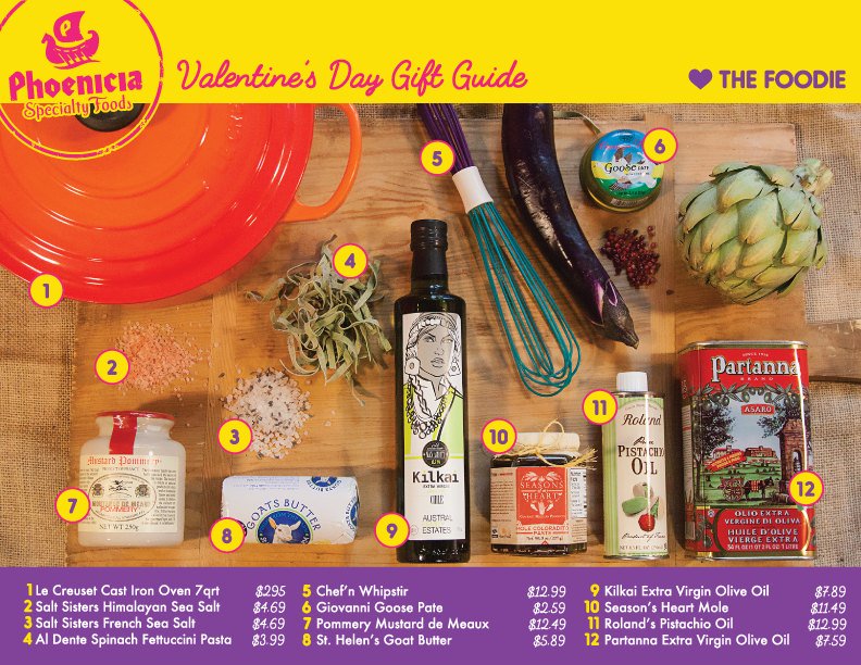 PhoeniciaFoods's tweet photo. We have all the gourmet goodies for #TheFoodie on your #VDay list! #ValentinesDay #YUMSTOP https://t.co/hOn122J2Ps https://t.co/DfmO7JO2RP