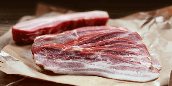 AWCanada's tweet photo. Our bacon is from pork raised without the use of antibiotics. It's also sourced locally in Canada. #BaconGuarantee https://t.co/IG9ZrXOK71
