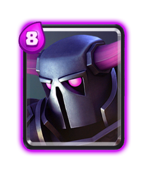 The P.E.K.K.A - she may look intimidating, but has only been used in about 2% of recent top decks!