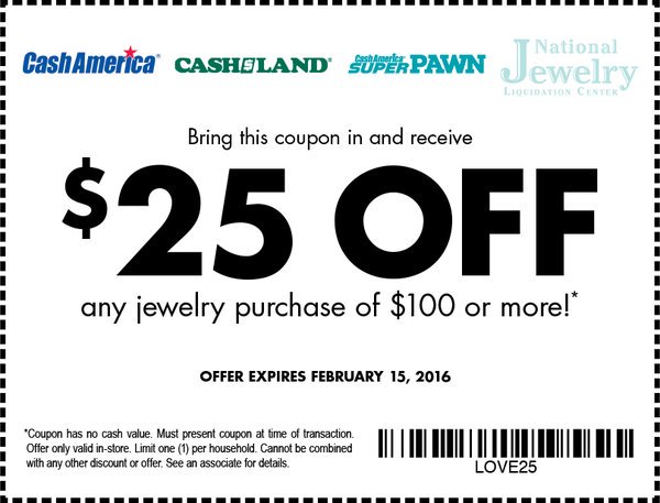 Cashland jewelry cheap