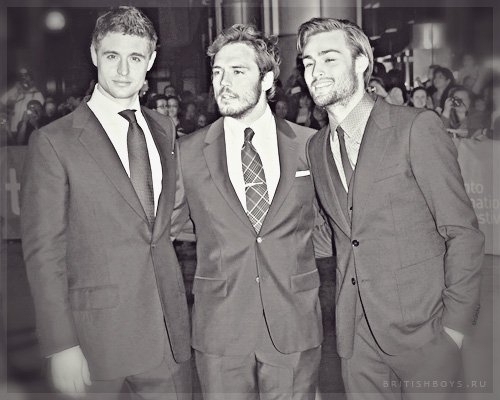 SamxClafflin's tweet image. With The Riot Club boys