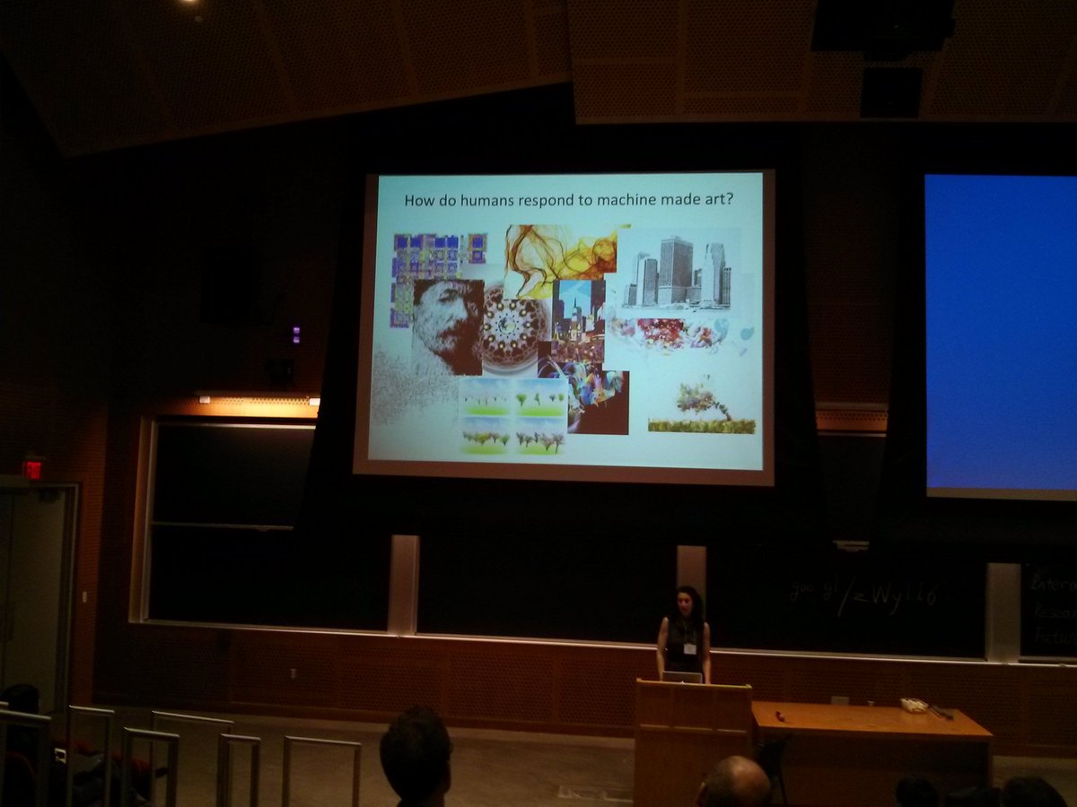 iko_niko_'s tweet photo. How do humans respond to machine made art? #Robocon2016 @StrateResearch https://t.co/KRROuaymuf