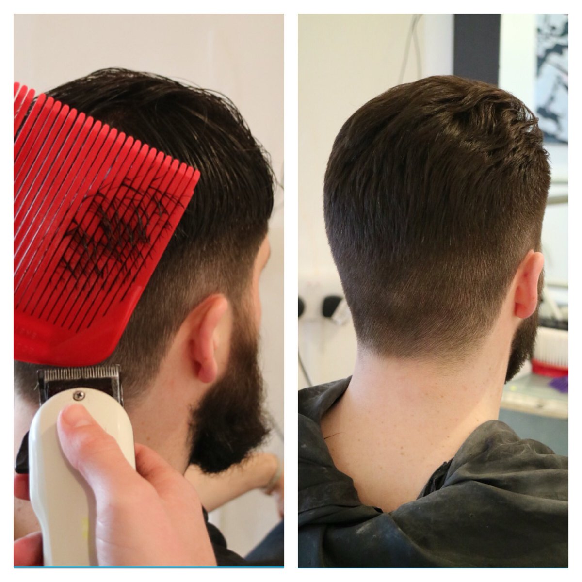 eddycannon83's tweet photo. The perfect fade every time with easy blend @astonandfincher https://t.co/3C2FJUHAZQ
