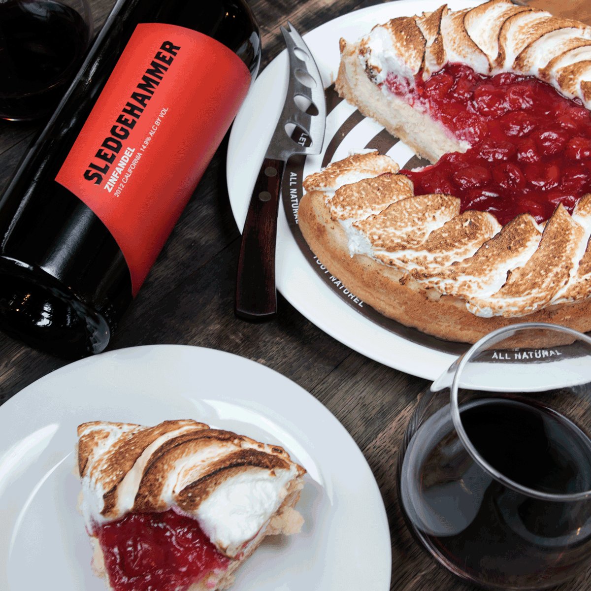 Store-bought dessert? Pair it with Sledgehammer and it won’t matter. #sledgehammerwine #valentinesday