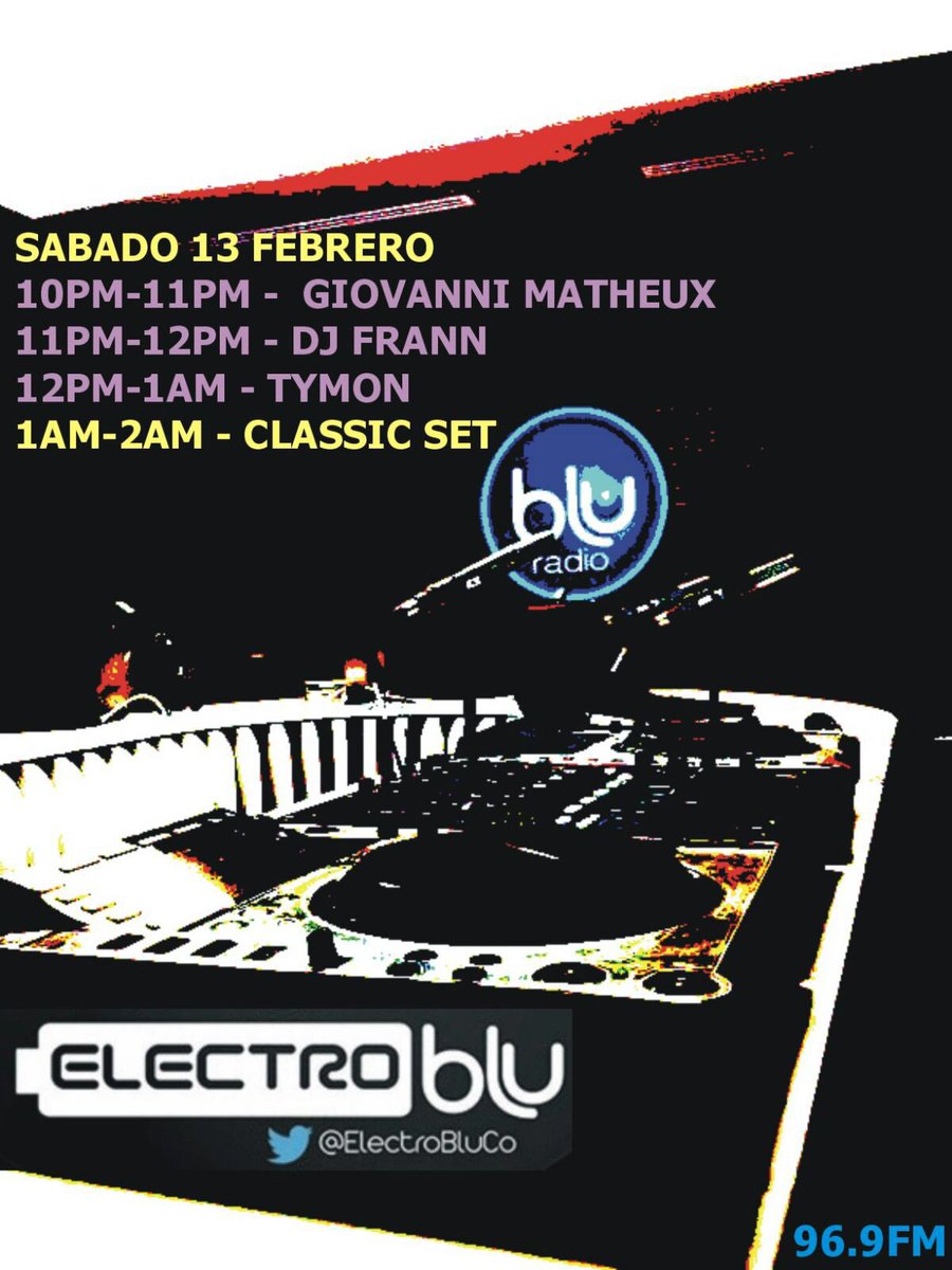 ElectroBluCo's tweet photo. Este fin de semana, les tenemos la fiesta en @BluRadioCo:
@djmaomolano @electroshowsbe @jpopina https://t.co/6S2HYG3piv