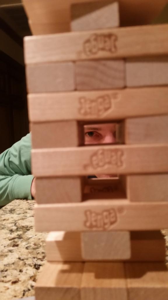 ktuerk's tweet photo. Looking forward to next year's high stakes #Jenga rematch at #WLIA2017. #WLIA2016 #BananaUpYourNose #FitOfRage https://t.co/vyh7f4y8p7