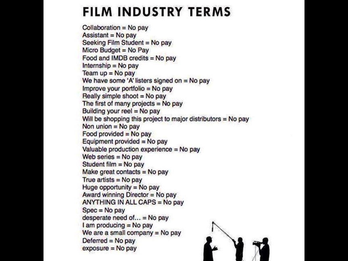 RealPDeLuise's tweet photo. Film terms.... https://t.co/jygXcnWn2K