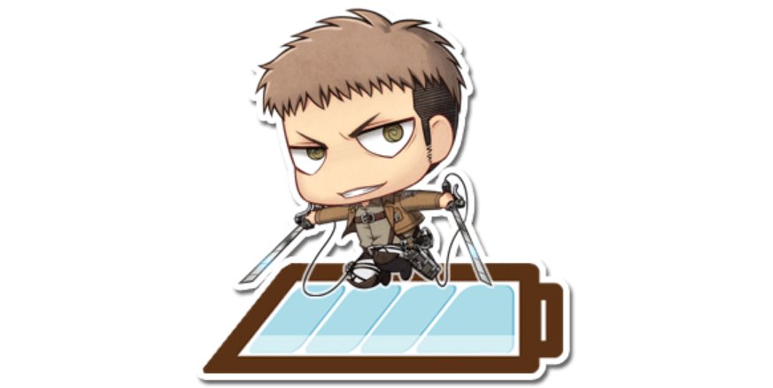 “Jean”Battery Widget for Android play.google.com/store/apps/det… #attack_on_titan_battery