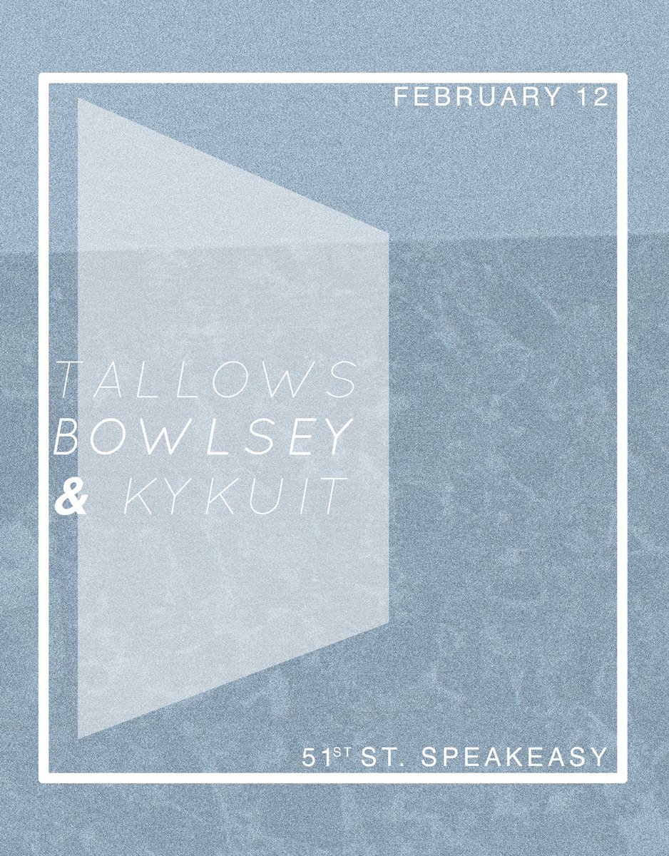 TALLOWSOK's tweet photo. free show tonight at @51stSpeakeasy!! https://t.co/P6t0yBush7
