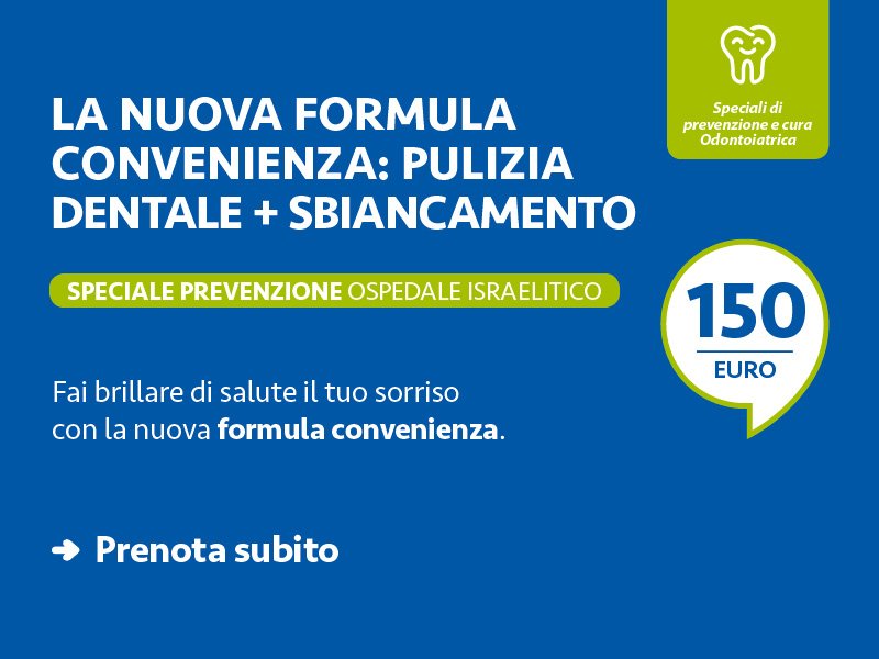 Pulizia e sbiancamento dentale? Richiedi il nostro Speciale di prevenzione odontoiatrica. #sanita #health