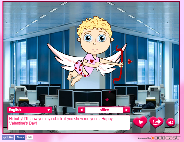 Oddcast's tweet photo. Share the love this Valentine's Day with this free customized speaking card.
https://t.co/9y2wvoVmB8 https://t.co/9HLniuMrFP