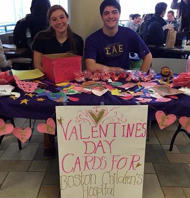 AXiD and SAE are teaming up to make Valentine's for the patients of Children's Hospital! Meet them in the CC!