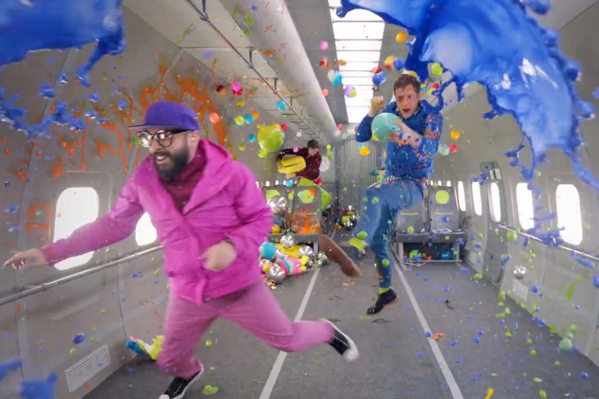 nprmusic's tweet photo. . @okgo's new video is as incredible as you'd expect. https://t.co/VT7le4qV5H https://t.co/b7Kjmumspp