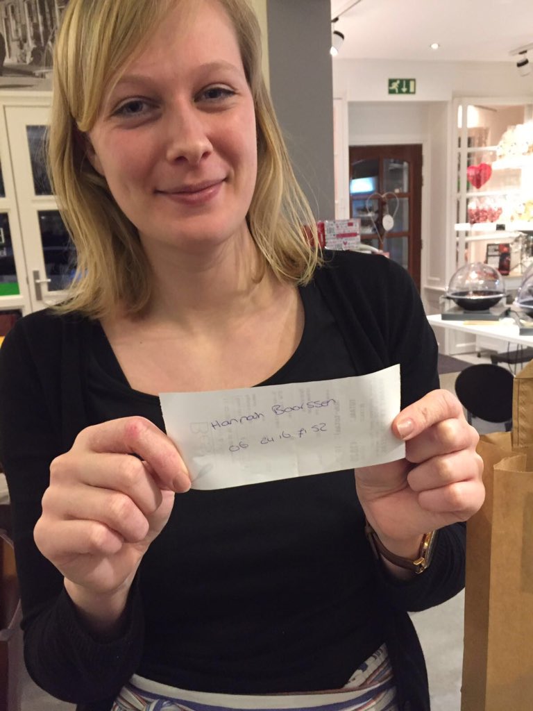 Gefeliciteerd Hannah Baarsen, winnaar valentijnsontbijt!
