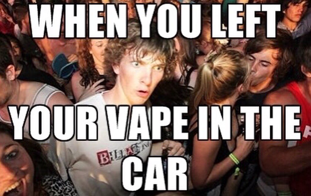 AspireHookah's tweet image. Happy Friday Vapers! Try to make sure THIS doesn't happen this weekend! 😂😂 #VapeProblems #vapelife #vapeon #truth