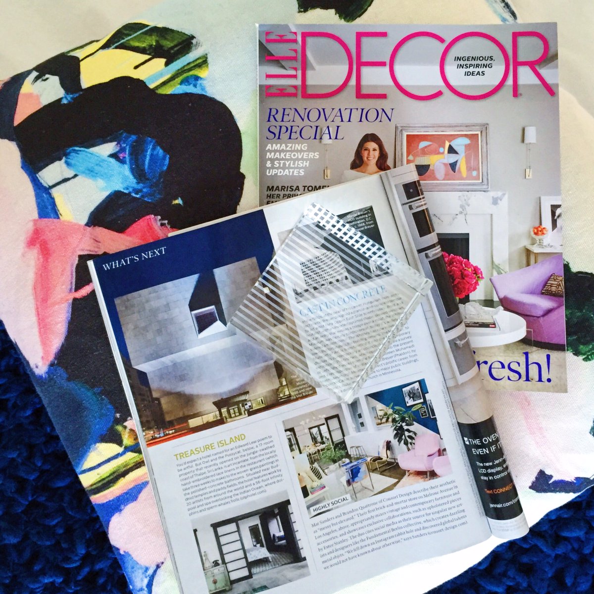 ConsortHome's tweet photo. Check us out in the March issue of @elledecor, available on newsstands now! #consortdesign #inthepress https://t.co/ZCS7T4jvGF