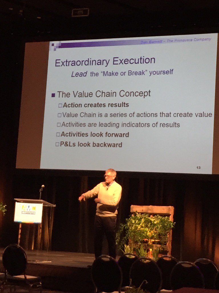JaneHigginsNH's tweet photo. Discussing "Make or Break Execution" with Dan Barnett from the Primavera Co @AMCInstitute #AMCIAM https://t.co/CgFbxd8RdV
