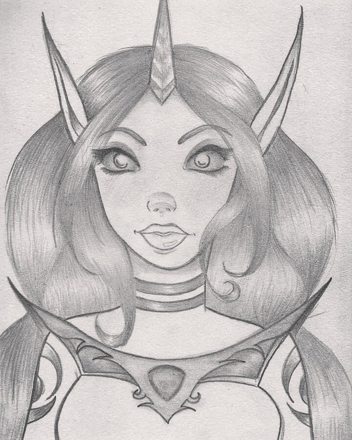 Sara25rod's tweet photo. Soraka #LeagueOfLegends @TheArtBond @ForbiddenWebzin https://t.co/N6ISIq16uw