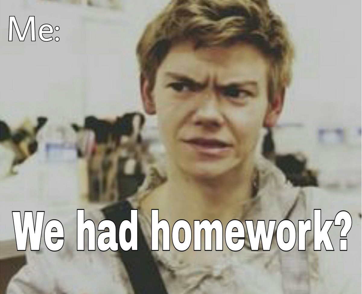 NewtsBaeForever's tweet photo. Friend: "Hey have you done your homework?" https://t.co/W44hLRwCj5