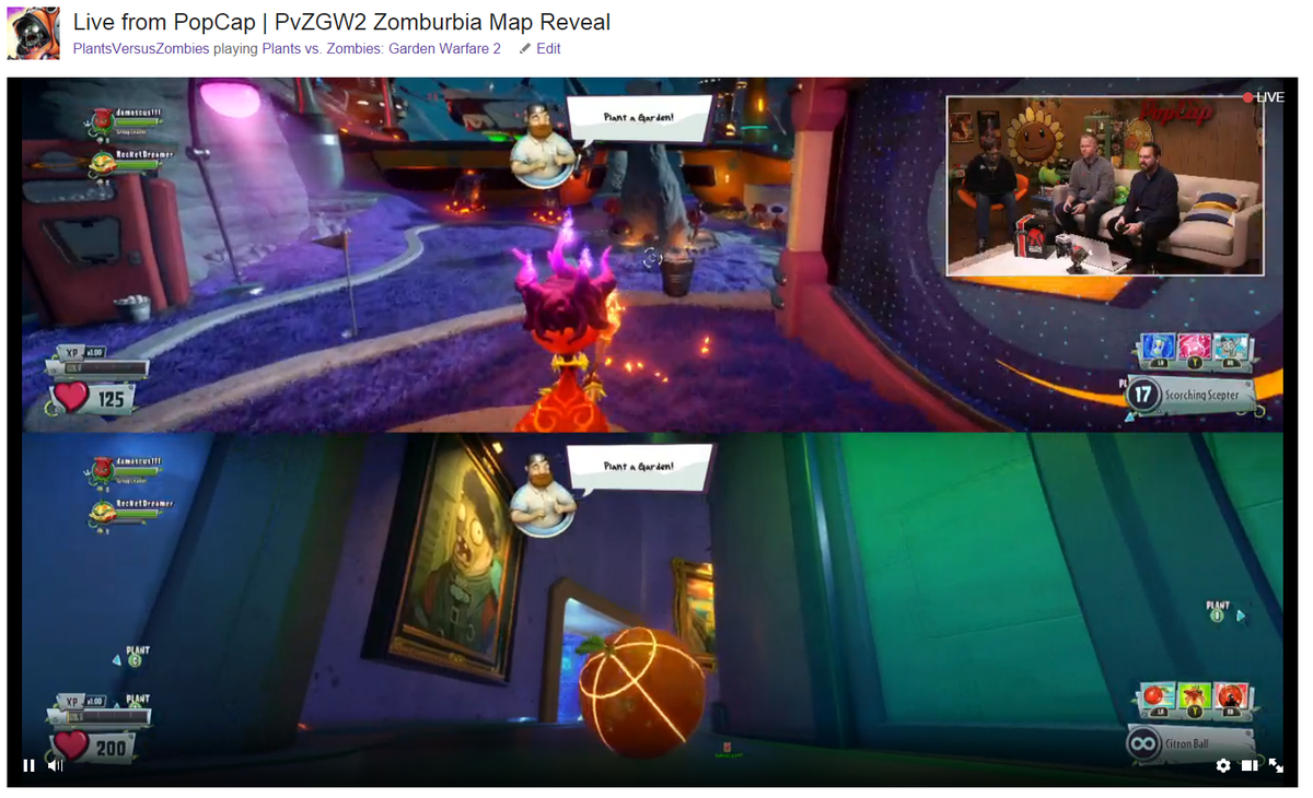 PlantsVersusZombies - Twitch