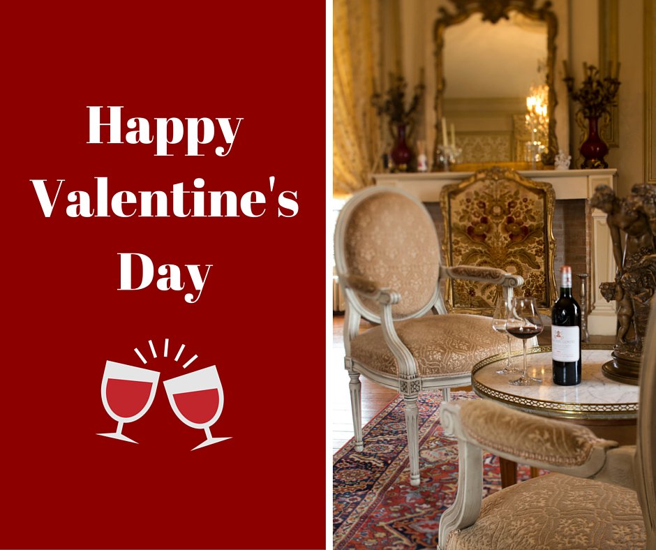 Une très belle #SaintValentin qui s'annonce : l'occasion de déguster un verre de #vin à deux.