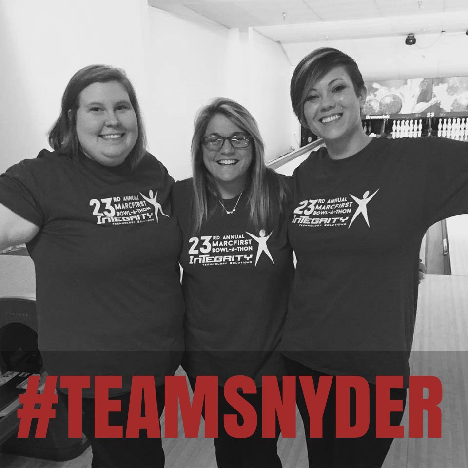 Insure_w_Snyder's tweet photo. #FlashbackFriday #marcfirst #bowling Keep an eye out for us at the #PolarPlunge in #Bloomington on the 27th of Feb! https://t.co/tMHCtUohax