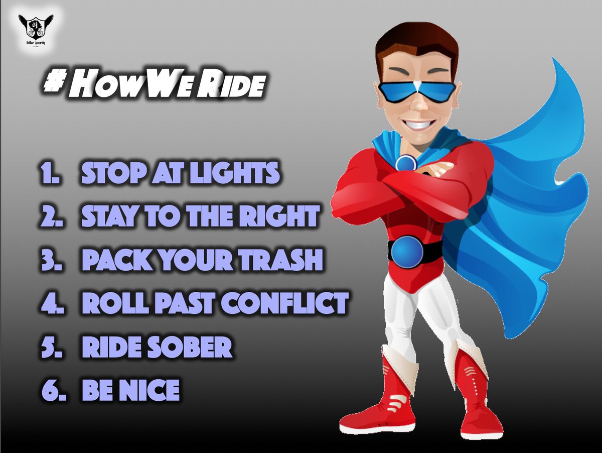 mdh47's tweet image. Be a Superhero.  Follow our #HowWeRide to #KeepBikePartyRolling  #RideAnotherDay #sjbikeparty