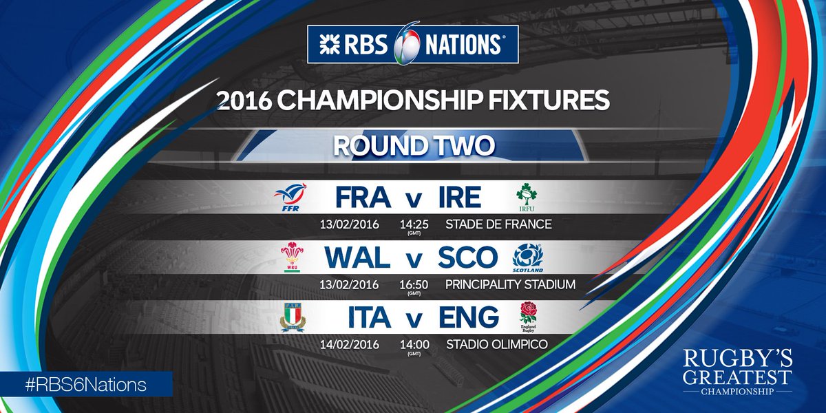 SixNationsRugby's tweet photo. Your weekend plans are right here... #RBS6Nations https://t.co/0pyLDsRdev