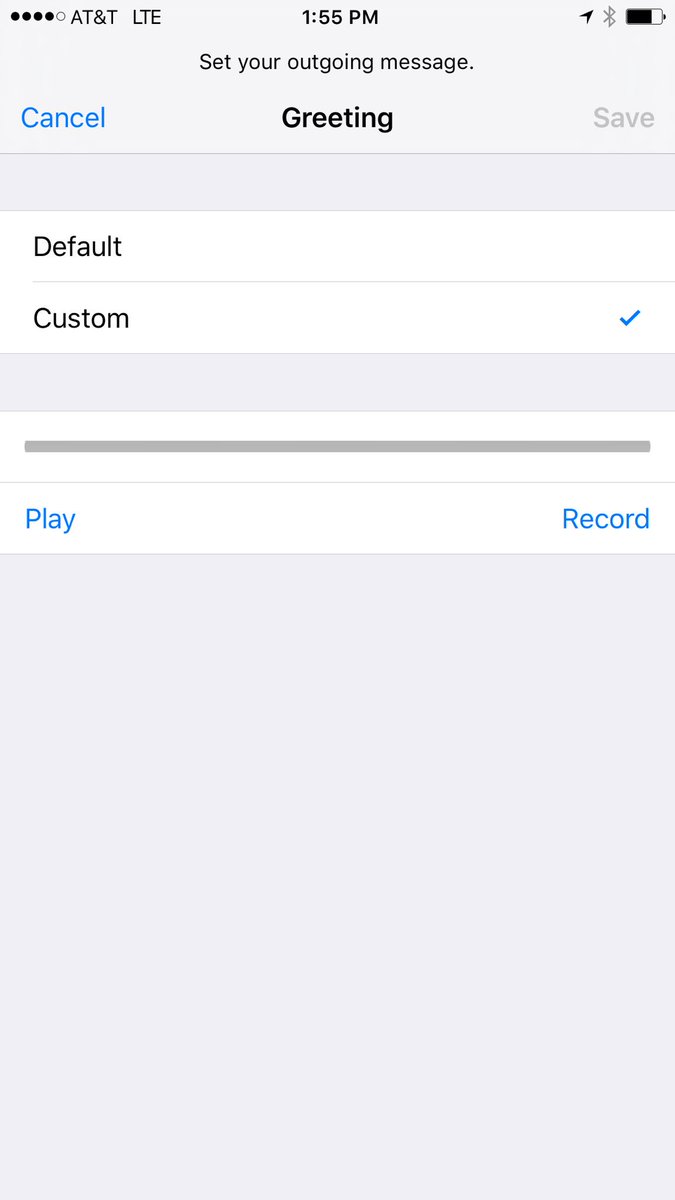 jeffreywyckoff's tweet image. Found a #bug in iOS: custom voicemail is totally nonfunctional. Anyone else experiencing this? #twittertechsupport