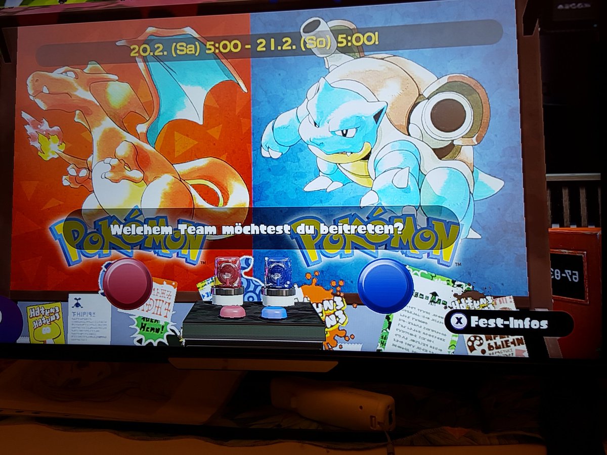 Nele0708's tweet photo. Sekunde mal...ein cooles Splatfestthema? Das ich das noch erleben darf😳
#TeamPokemonRed https://t.co/T7K1IHNazo