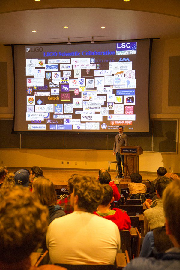 whitmancollege's tweet image. Whitman professor involved in groundbreaking #gravitywave detection #LIGO buff.ly/1o6ZAba via @whitmanpio