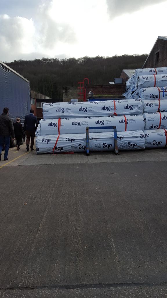 Afgelopen week bezoek gebracht aan onze leverancier in #Manchester.
#ROOFLOGIX #drainagematten #groendak. Vragen?